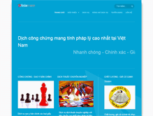 Tablet Screenshot of dichthuatasia.com